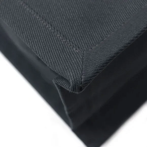 Saint Laurent Paris Rive Gauche N S Canvas Leather Tote Bag Dark Gray - Picture 5 of 12